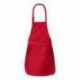 Q-Tees Q4350 Full-Length Apron with Pockets