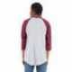 Shaka Wear SHRAG Adult Three-Quarter Sleeve Raglan T-Shirt