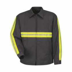 Red Kap JT50EN Enhanced Visibility Perma-Lined Panel Jacket