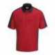 Red Kap SK54 Short Sleeve Performance Knit Two Tone Polo