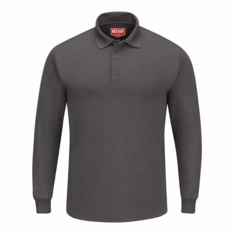 Red Kap SK6L Long Sleeve Performance Knit Polo