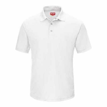 Red Kap SK74 Short Sleeve Performance Knit Gripper-Front Polo