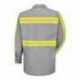 Red Kap SP14E Industrial Enhanced-Visibility Long Sleeve Work Shirt