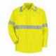 Red Kap SS14HV High Visibility Safety Long Sleeve Work Shirt