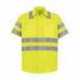 Red Kap SS24HV High Visibility Safety Short Sleeve Work Shirt