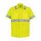 Red Kap SS24HV High Visibility Safety Short Sleeve Work Shirt