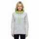 J America JA8616 Ladies Cosmic Contrast Fleece Hooded Sweatshirt