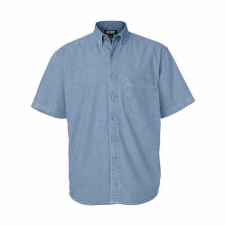 Sierra Pacific 0211 Denim Short Sleeve Shirt