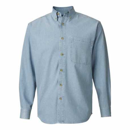 Sierra Pacific 3211 Denim Long Sleeve Shirt