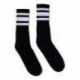 SOCCO SC100 USA-Made Striped Crew Socks