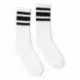 SOCCO SC100 USA-Made Striped Crew Socks