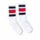 SOCCO SC100 USA-Made Striped Crew Socks