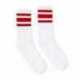 SOCCO SC100 USA-Made Striped Crew Socks