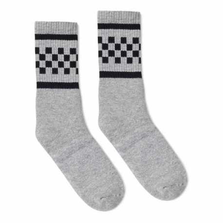 SOCCO SC300 USA-Made Checkered Crew Socks