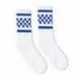 SOCCO SC300 USA-Made Checkered Crew Socks