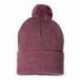 Sportsman SP15 12" Pom-Pom Cuffed Beanie