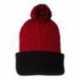 Sportsman SP70 12" Speckled Pom-Pom Cuffed Beanie