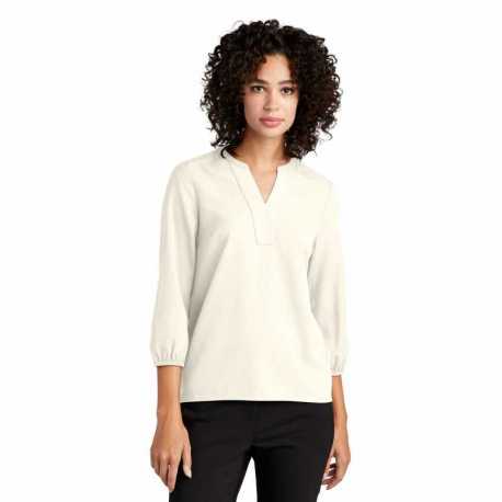 Mercer+Mettle MM2011 Women's Stretch Crepe 3/4-Sleeve Blouse