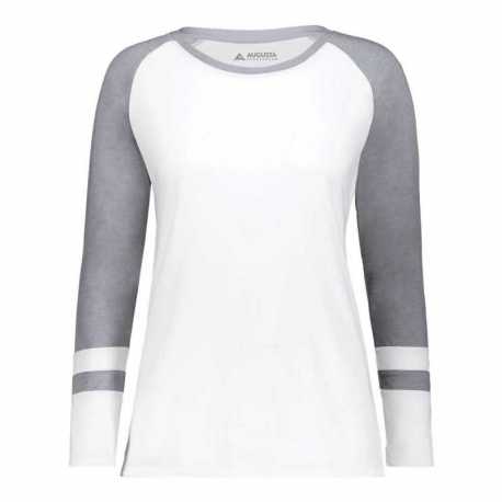 Augusta Sportswear 2917 Women's Triblend Fanatic 2.0 Long Sleeve T-Shirt