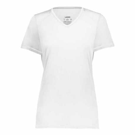 Augusta Sportswear 6844 Women's Super Soft-Spun Poly V-Neck T-Shirt