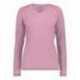 Augusta Sportswear 6847 Women's Super Soft-Spun Poly Long Sleeve V-Neck T-Shirt