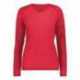 Augusta Sportswear 6847 Women's Super Soft-Spun Poly Long Sleeve V-Neck T-Shirt