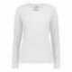 Augusta Sportswear 6847 Women's Super Soft-Spun Poly Long Sleeve V-Neck T-Shirt