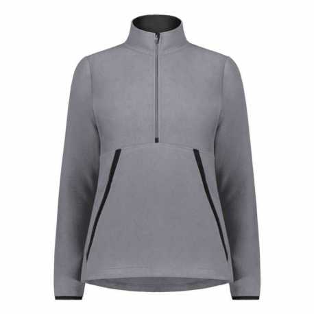 Augusta Sportswear 6857 Eco Revive Women's Polar Fleece Quarter-Zip Pullover