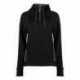 Badger 1051 FitFlex Women's French Terry Hooded Quarter-Zip