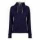 Badger 1051 FitFlex Women's French Terry Hooded Quarter-Zip