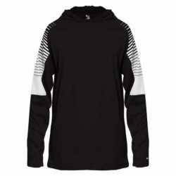 Badger 2211 Youth Lineup Hooded Long Sleeve T-Shirt