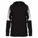 Badger 2211 Youth Lineup Hooded Long Sleeve T-Shirt