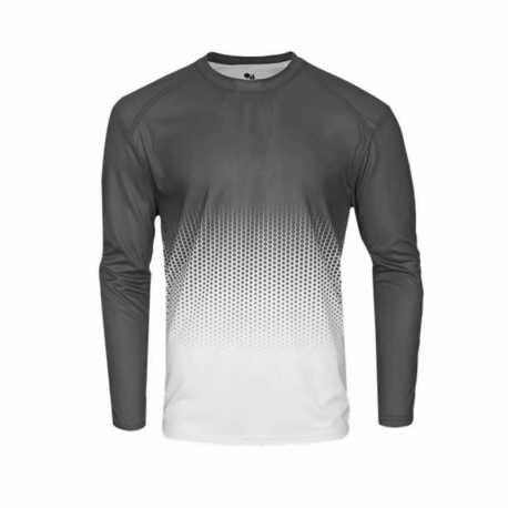 Badger 2224 Youth Hex 2.0 Long Sleeve T-Shirt