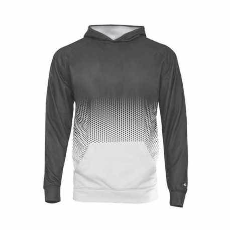 Badger 2404 Youth Hex 2.0 Hooded Sweatshirt