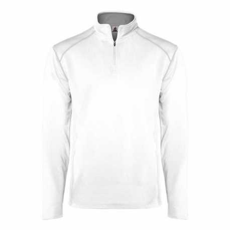 Badger 4438 Money Mesh Quarter-Zip Pullover