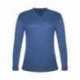 Badger 4964 Women's Tri-Blend Long Sleeve T-Shirt