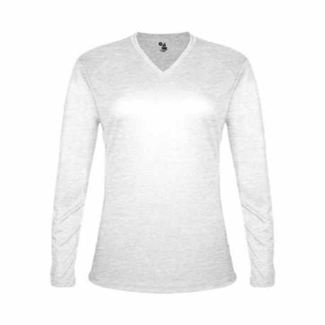 Badger 4964 Women's Tri-Blend Long Sleeve T-Shirt