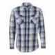 Burnside 8202 Long Sleeve Plaid Shirt