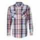 Burnside 8202 Long Sleeve Plaid Shirt