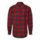 Burnside 8219 Snap Front Long Sleeve Plaid Flannel Shirt