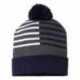 CAP AMERICA RKH12 USA-Made Half Color Beanie