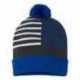 CAP AMERICA RKH12 USA-Made Half Color Beanie