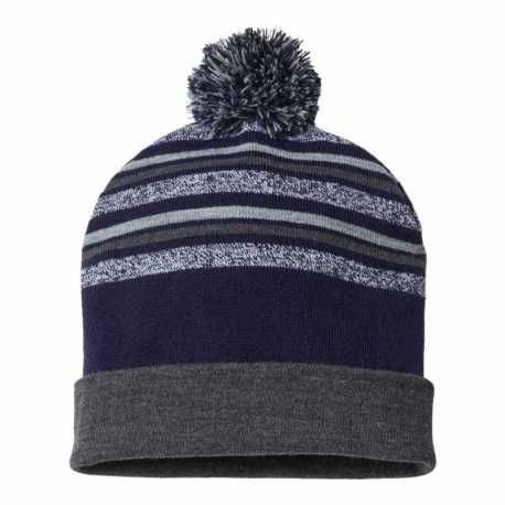 CAP AMERICA RKL12 USA-Made Striped Beanie