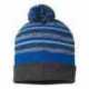 CAP AMERICA RKL12 USA-Made Striped Beanie