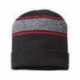 CAP AMERICA RKV12 USA-Made Variegated Striped Cuffed Beanie