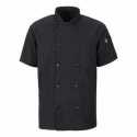 Chef Designs 046X Mimix Short Sleeve Chef Coat with OilBlok