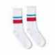 SOCCO SC100 USA-Made Striped Crew Socks