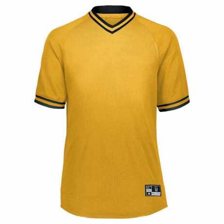 Holloway 221021 Retro V-Neck Baseball Jersey