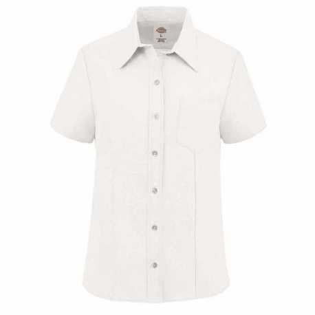 Dickies S254 Women's Short Sleeve Stretch Oxford Shirt