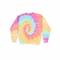 Dyenomite 681VR Blended Tie-Dyed Crewneck Sweatshirt